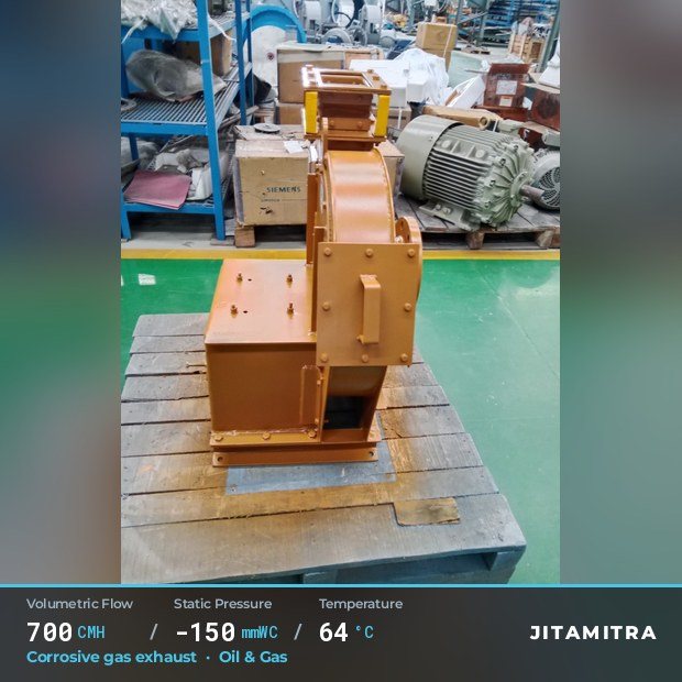 Jitamitra Oil & Gas fan — real dispatched build