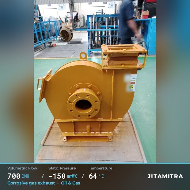 Jitamitra Oil & Gas fan — real dispatched build