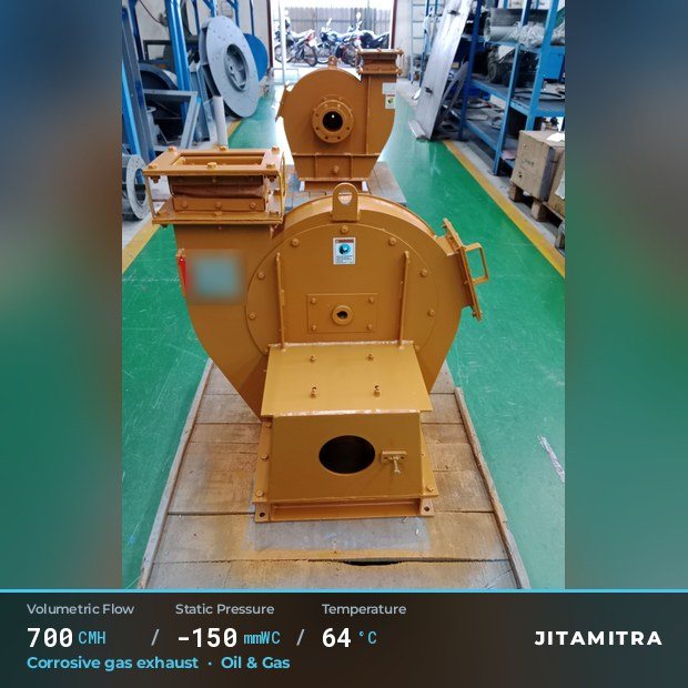 Jitamitra Oil & Gas fan — real dispatched build