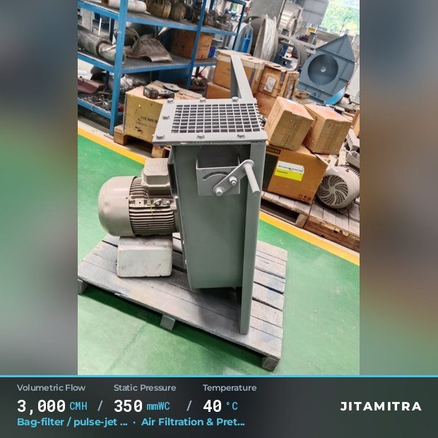 Jitamitra Air Filtration & Pretreatment fan — real dispatched build