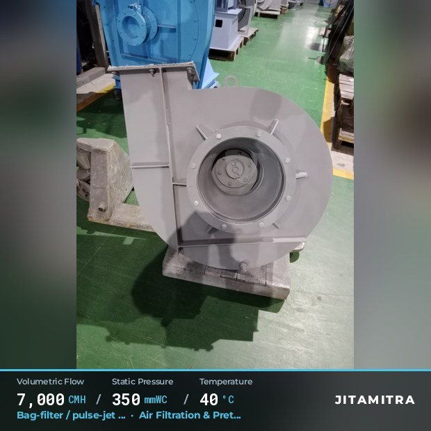 Jitamitra Air Filtration & Pretreatment fan — real dispatched build
