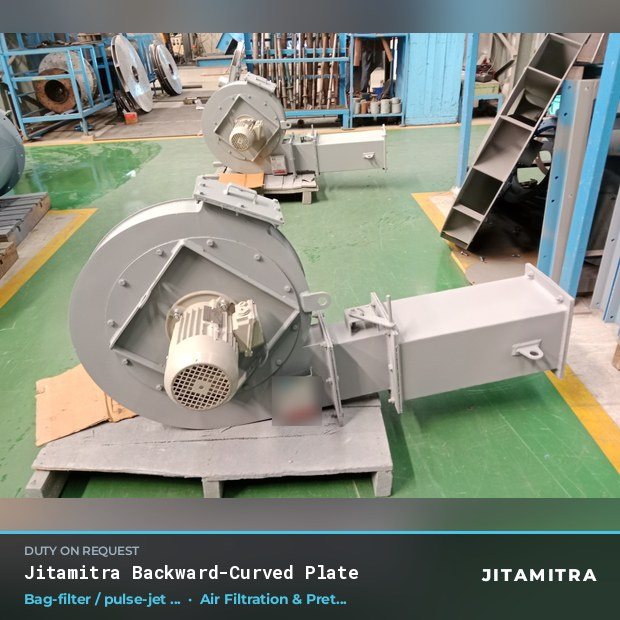 Jitamitra Air Filtration & Pretreatment fan — real dispatched build
