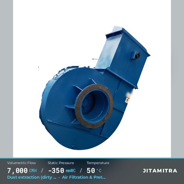 Jitamitra Air Filtration & Pretreatment fan — real dispatched build