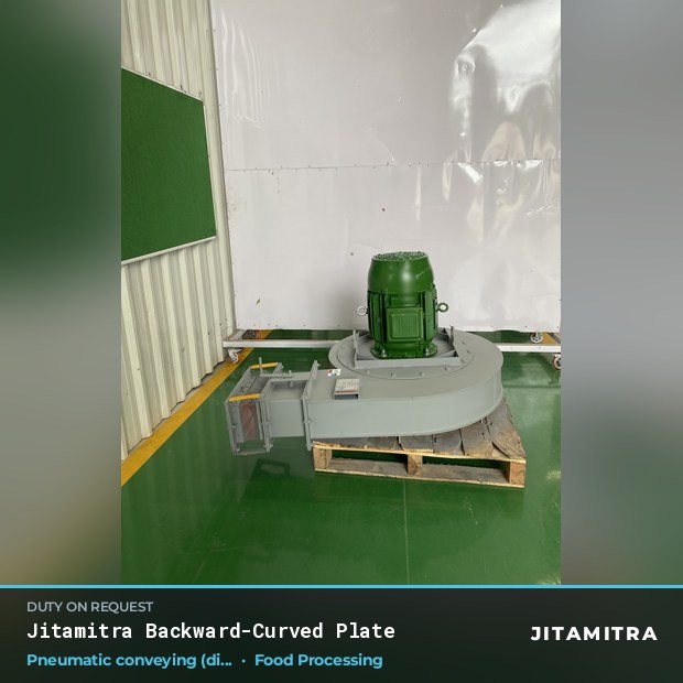 Jitamitra Food Processing fan — real dispatched build