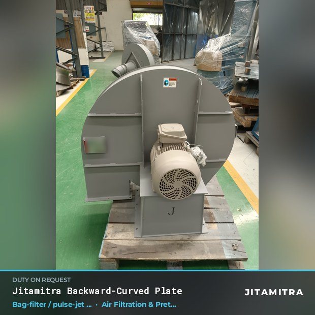 Jitamitra Air Filtration & Pretreatment fan — real dispatched build