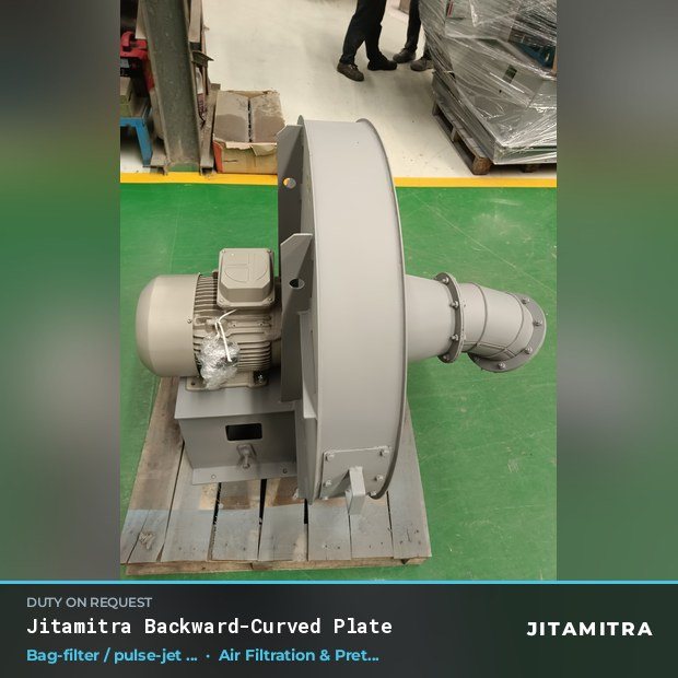 Jitamitra Air Filtration & Pretreatment fan — real dispatched build