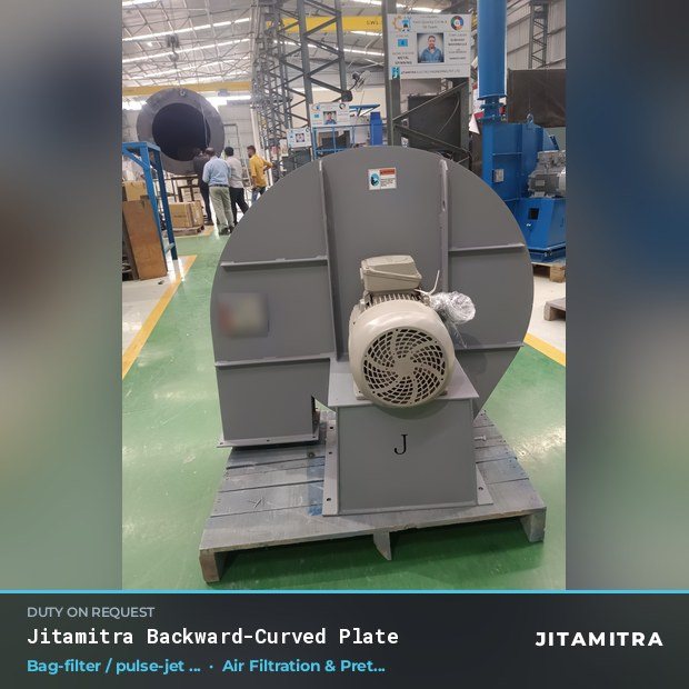 Jitamitra Air Filtration & Pretreatment fan — real dispatched build