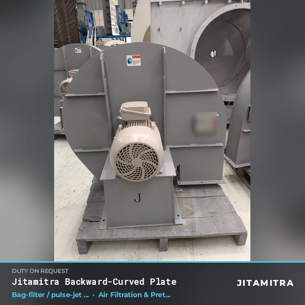 Jitamitra Air Filtration & Pretreatment fan — real dispatched build