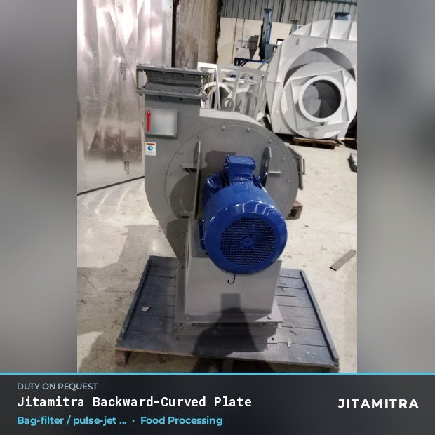 Jitamitra Food Processing fan — real dispatched build
