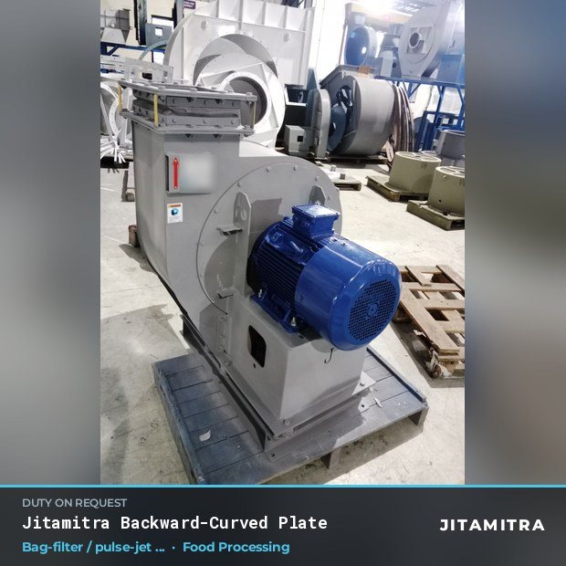 Jitamitra Food Processing fan — real dispatched build