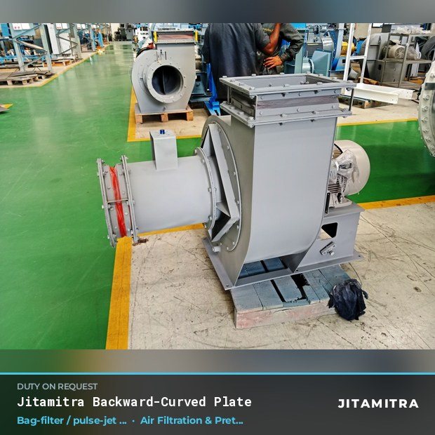 Jitamitra Air Filtration & Pretreatment fan — real dispatched build