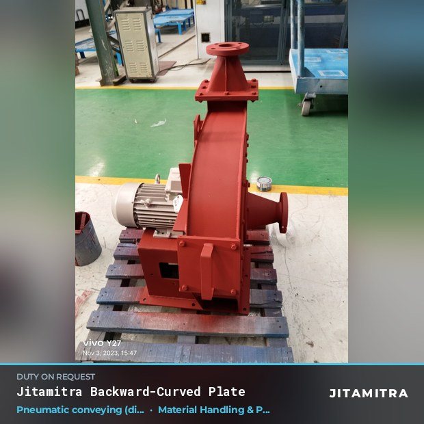 Jitamitra Material Handling & Pneumatic Conveying fan — real dispatched build