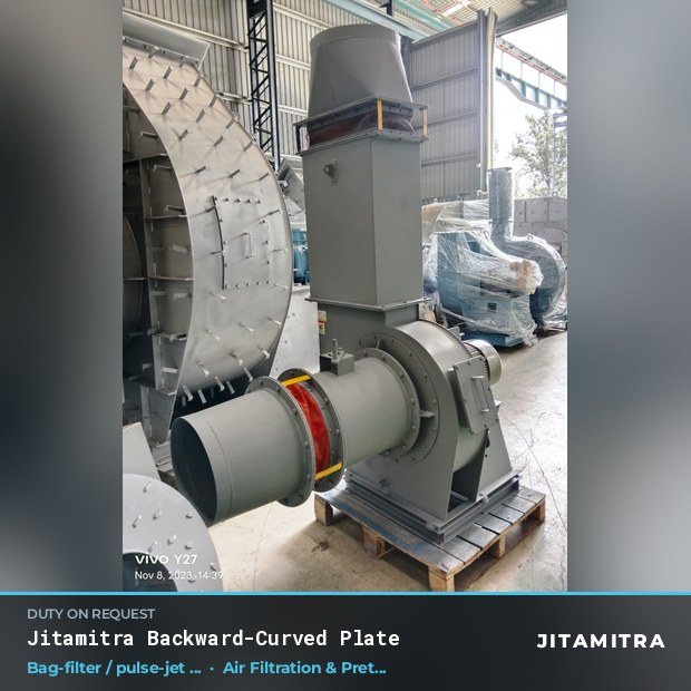 Jitamitra Air Filtration & Pretreatment fan — real dispatched build