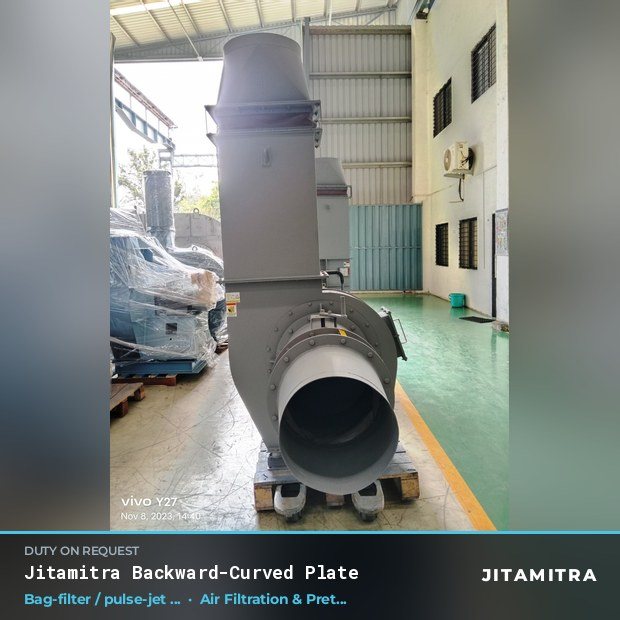 Jitamitra Air Filtration & Pretreatment fan — real dispatched build