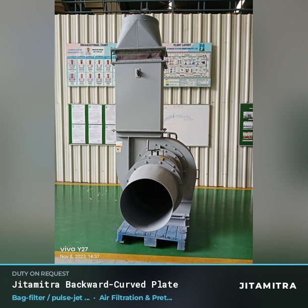 Jitamitra Air Filtration & Pretreatment fan — real dispatched build
