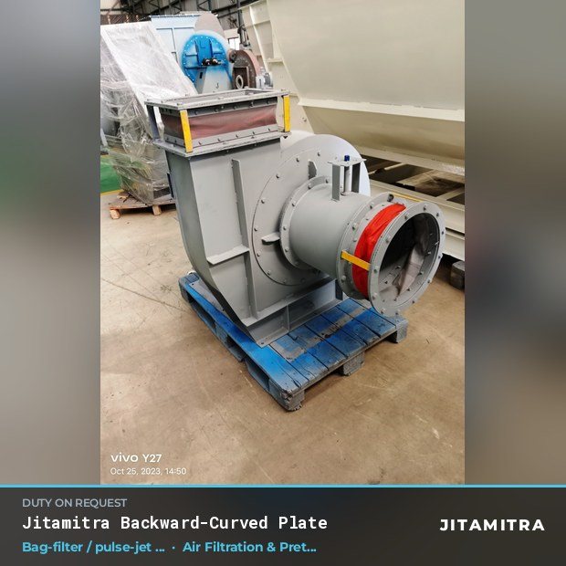 Jitamitra Air Filtration & Pretreatment fan — real dispatched build