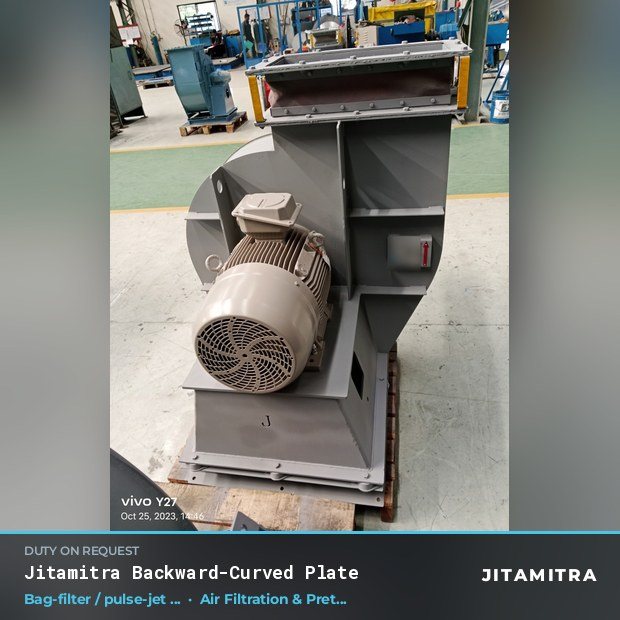 Jitamitra Air Filtration & Pretreatment fan — real dispatched build