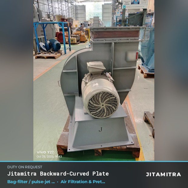 Jitamitra Air Filtration & Pretreatment fan — real dispatched build