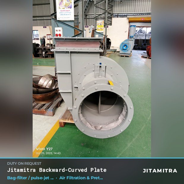 Jitamitra Air Filtration & Pretreatment fan — real dispatched build