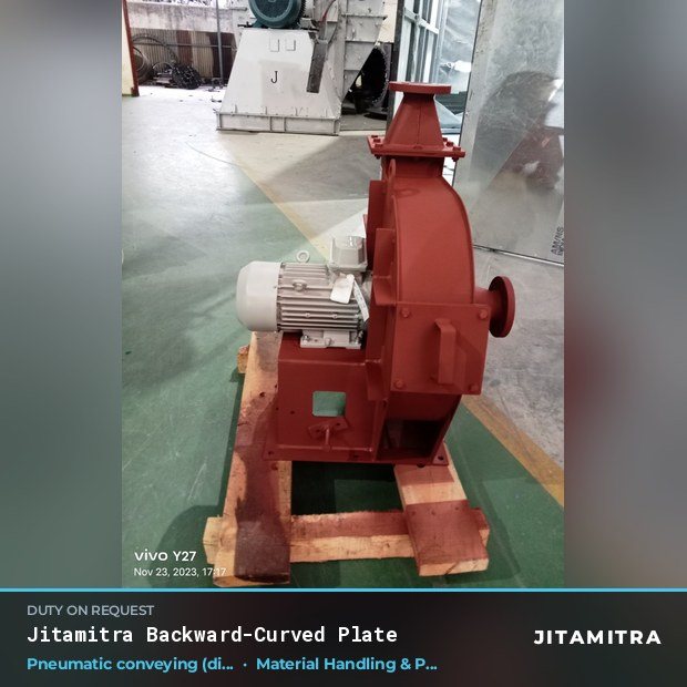 Jitamitra Material Handling & Pneumatic Conveying fan — real dispatched build