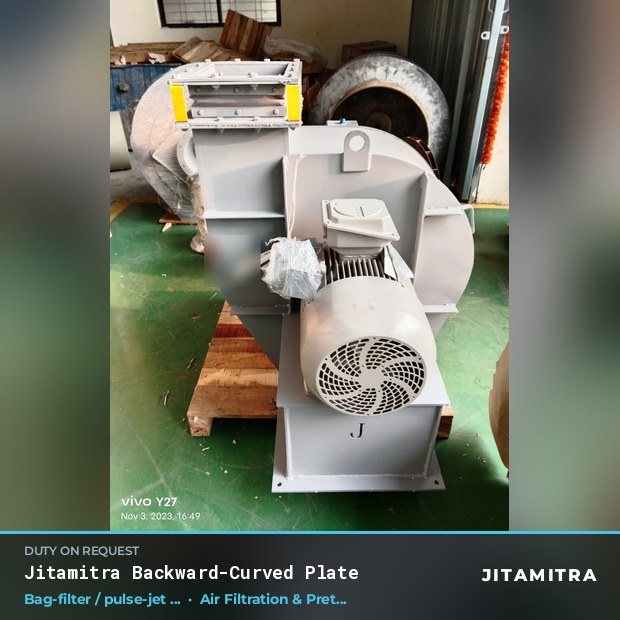 Jitamitra Air Filtration & Pretreatment fan — real dispatched build