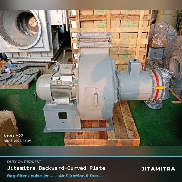 Jitamitra Air Filtration & Pretreatment fan — real dispatched build