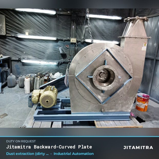 Jitamitra Industrial Automation fan — real dispatched build