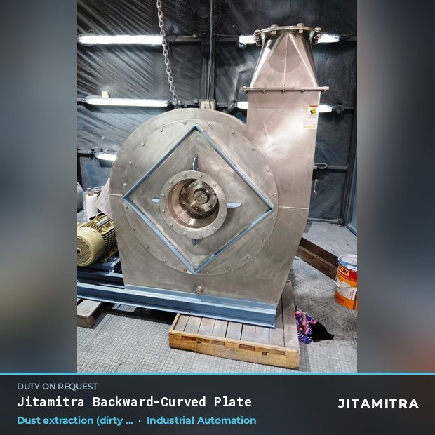 Jitamitra Industrial Automation fan — real dispatched build