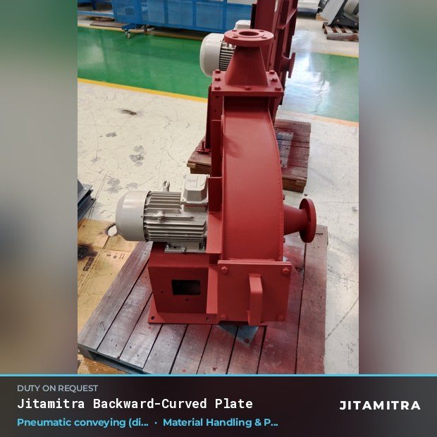 Jitamitra Material Handling & Pneumatic Conveying fan — real dispatched build