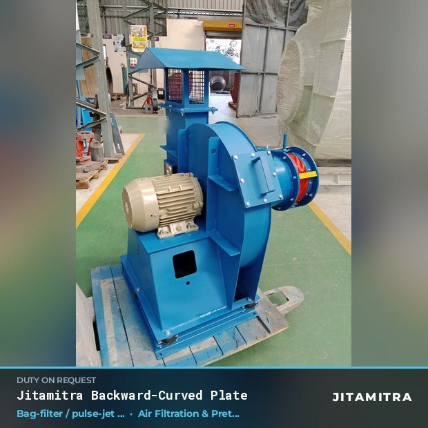 Jitamitra Air Filtration & Pretreatment fan — real dispatched build