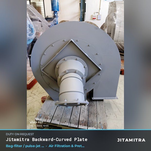Jitamitra Air Filtration & Pretreatment fan — real dispatched build