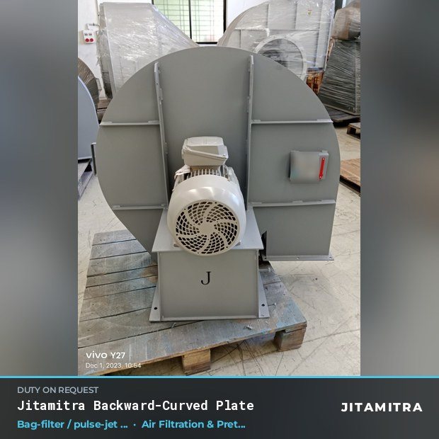 Jitamitra Air Filtration & Pretreatment fan — real dispatched build