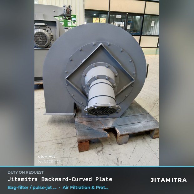 Jitamitra Air Filtration & Pretreatment fan — real dispatched build