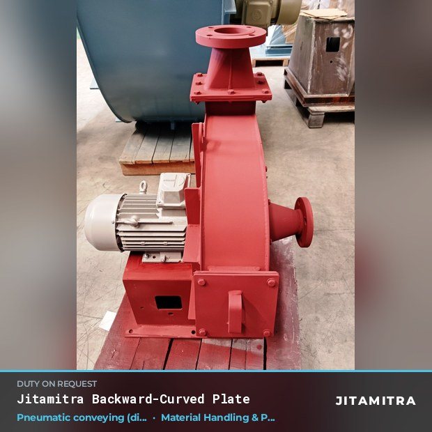 Jitamitra Material Handling & Pneumatic Conveying fan — real dispatched build