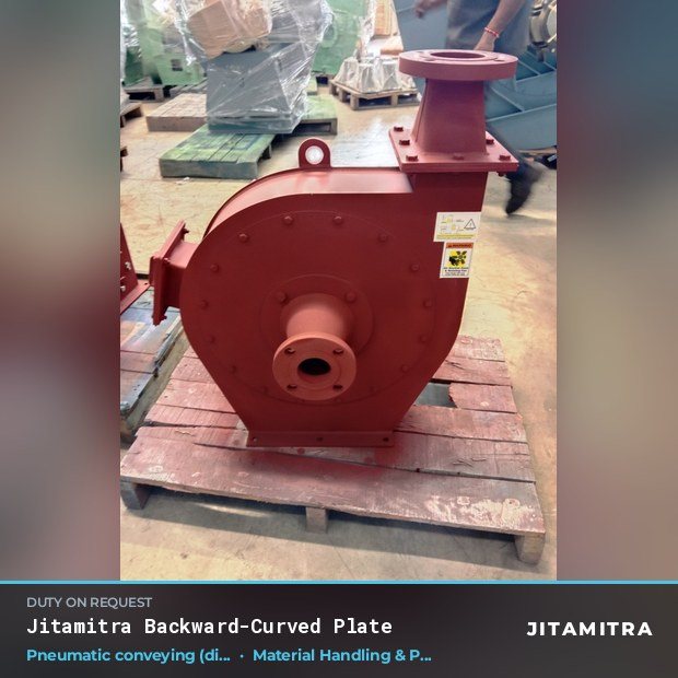 Jitamitra Material Handling & Pneumatic Conveying fan — real dispatched build