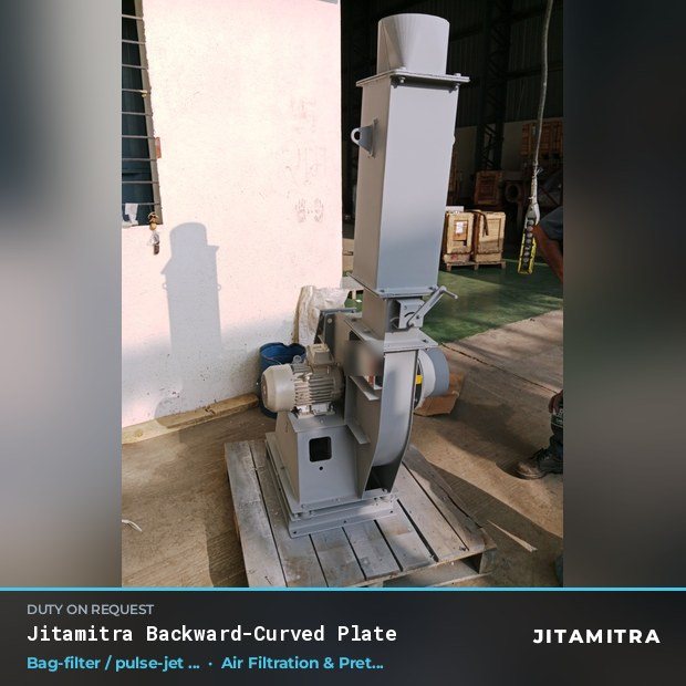 Jitamitra Air Filtration & Pretreatment fan — real dispatched build