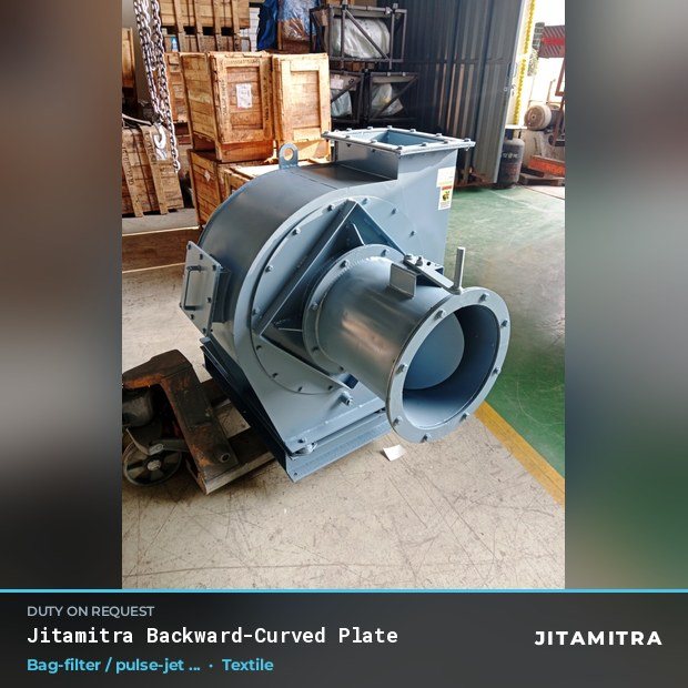 Jitamitra Textile fan — real dispatched build