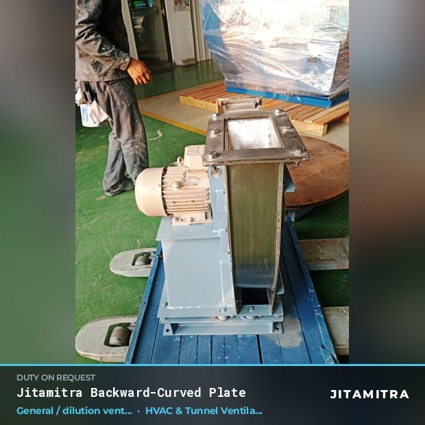 Jitamitra HVAC & Tunnel Ventilation fan — real dispatched build
