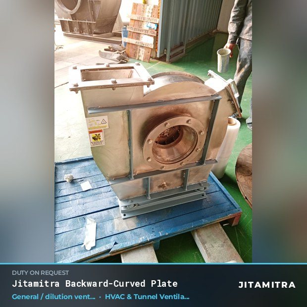 Jitamitra HVAC & Tunnel Ventilation fan — real dispatched build