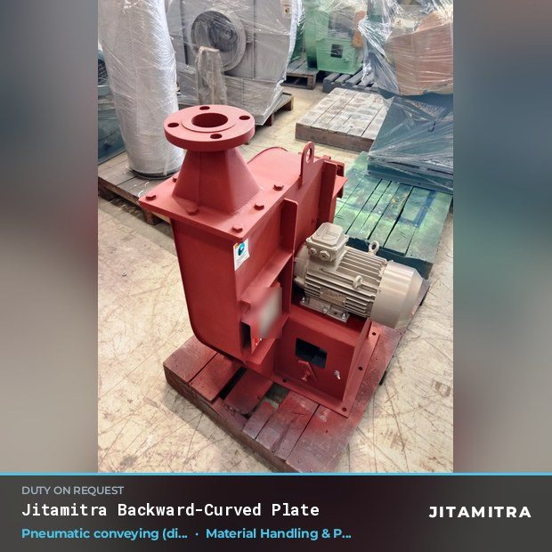 Jitamitra Material Handling & Pneumatic Conveying fan — real dispatched build