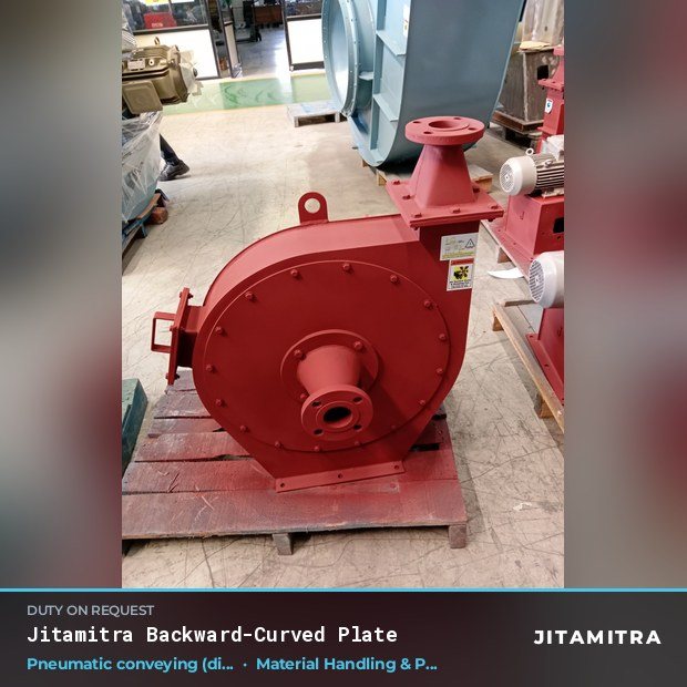 Jitamitra Material Handling & Pneumatic Conveying fan — real dispatched build
