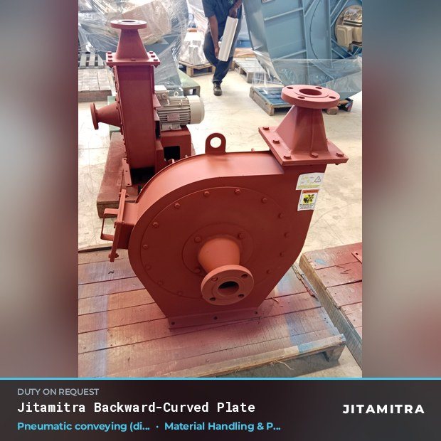 Jitamitra Material Handling & Pneumatic Conveying fan — real dispatched build