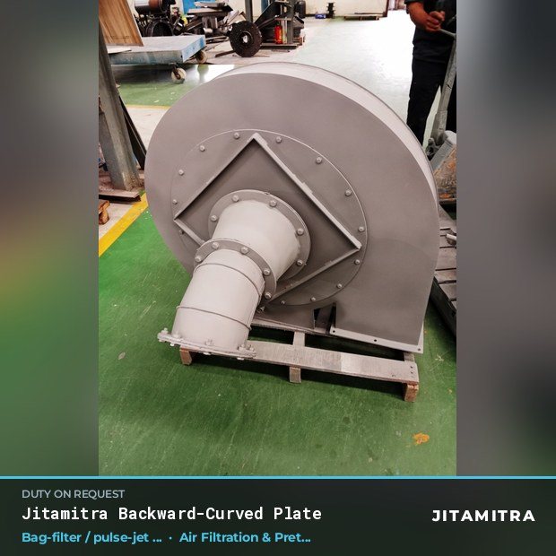 Jitamitra Air Filtration & Pretreatment fan — real dispatched build