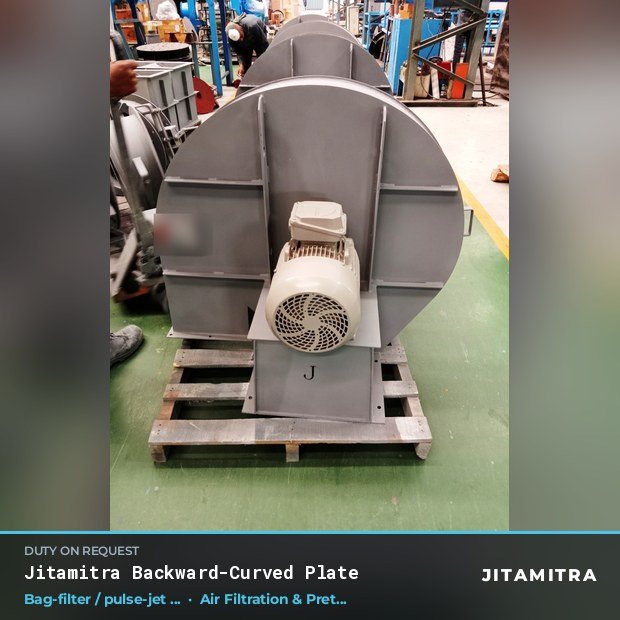 Jitamitra Air Filtration & Pretreatment fan — real dispatched build