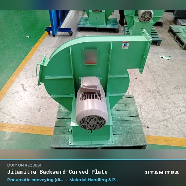 Jitamitra Material Handling & Pneumatic Conveying fan — real dispatched build