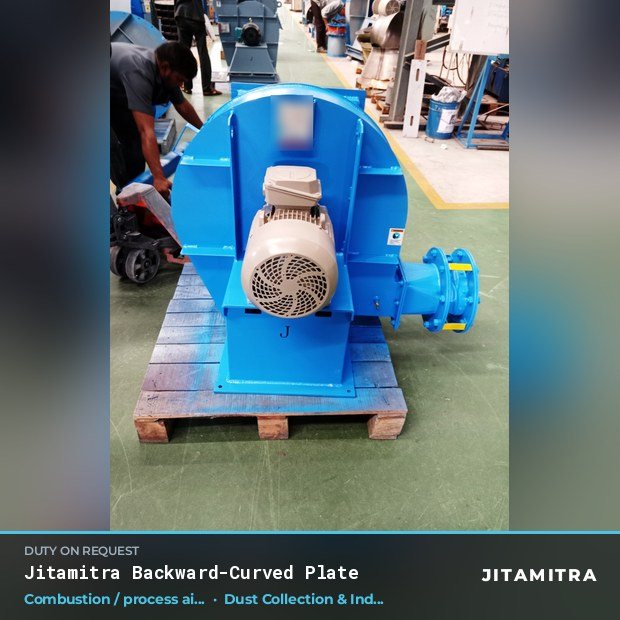 Jitamitra Dust Collection & Industrial Ventilation fan — real dispatched build