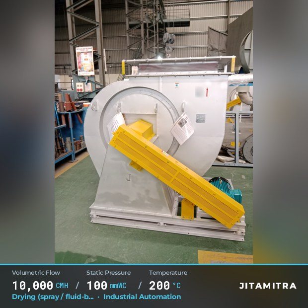 Jitamitra Drying fan — real dispatched build