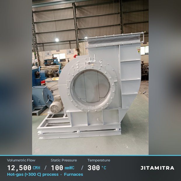 Jitamitra Hot-gas fan — real dispatched build