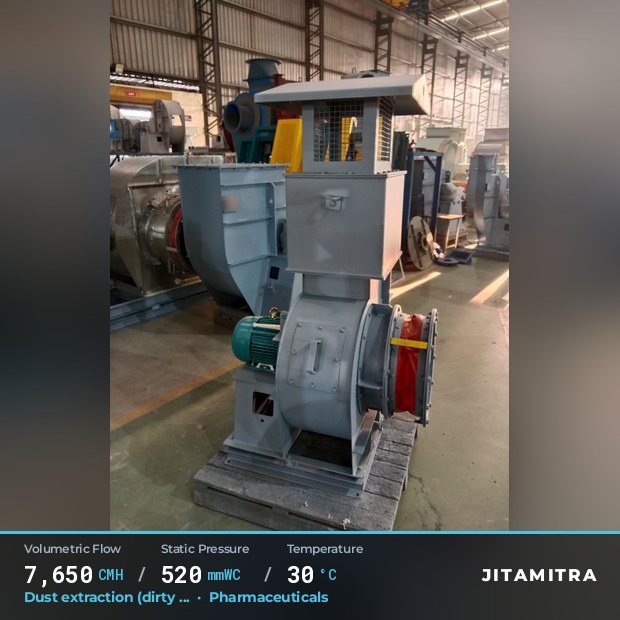 Jitamitra Pharma fan — real dispatched build