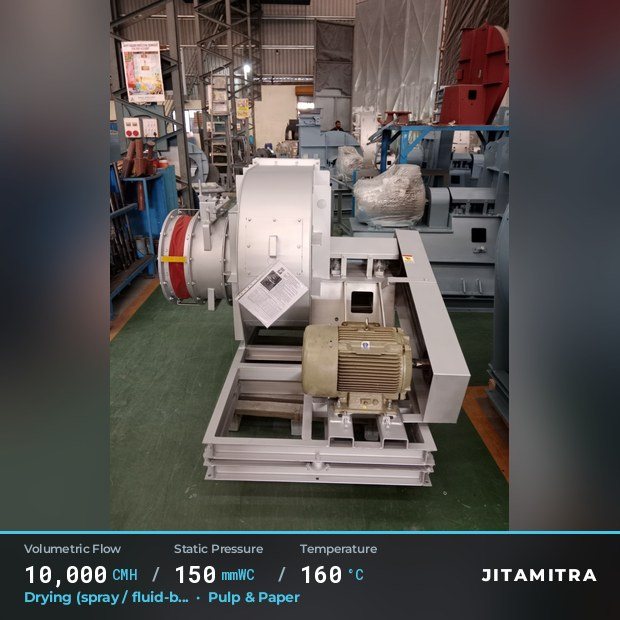Jitamitra Pulp & Paper fan — real dispatched build